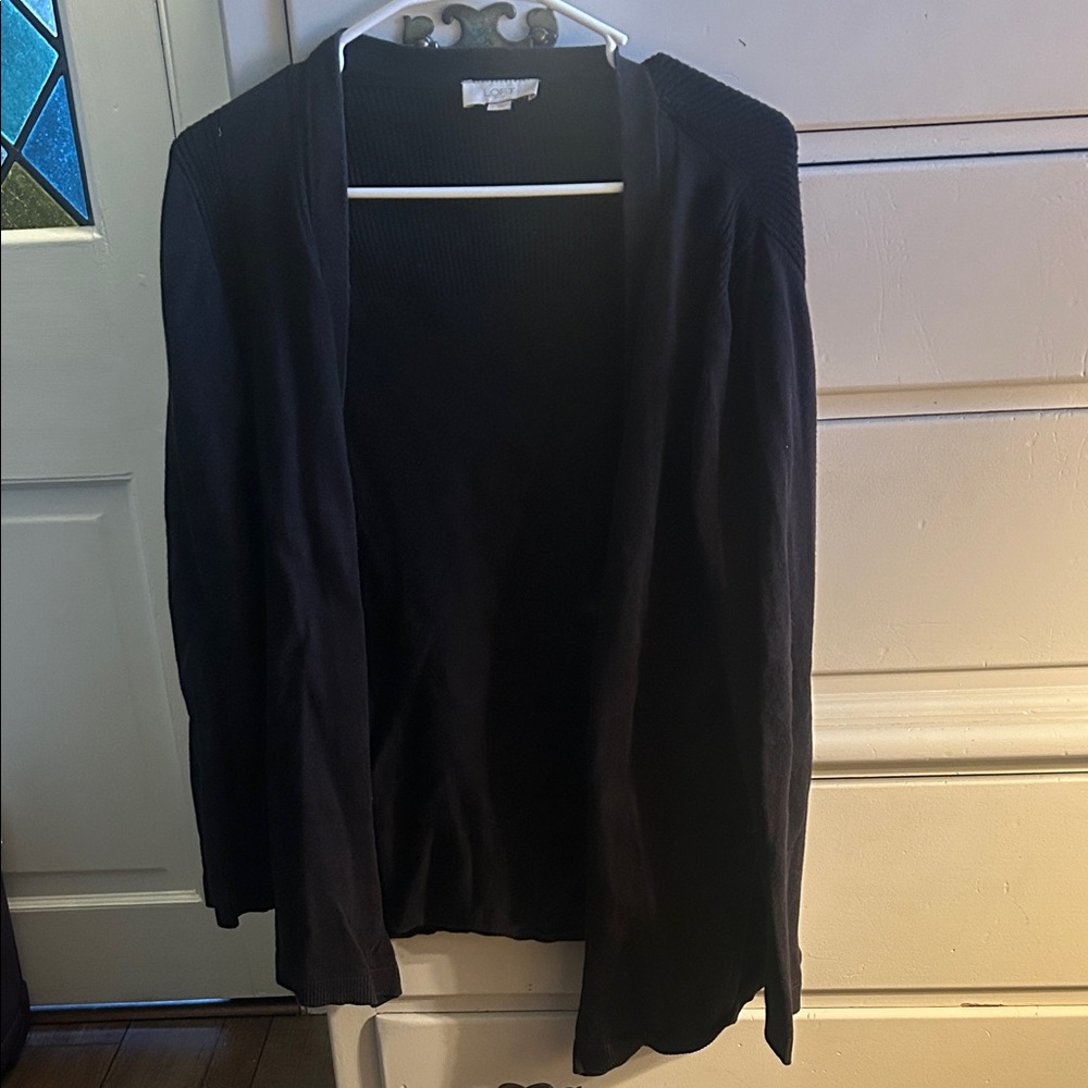 LOFT Outlet Women's Black Cardigan/Flyaway, Women’s Small